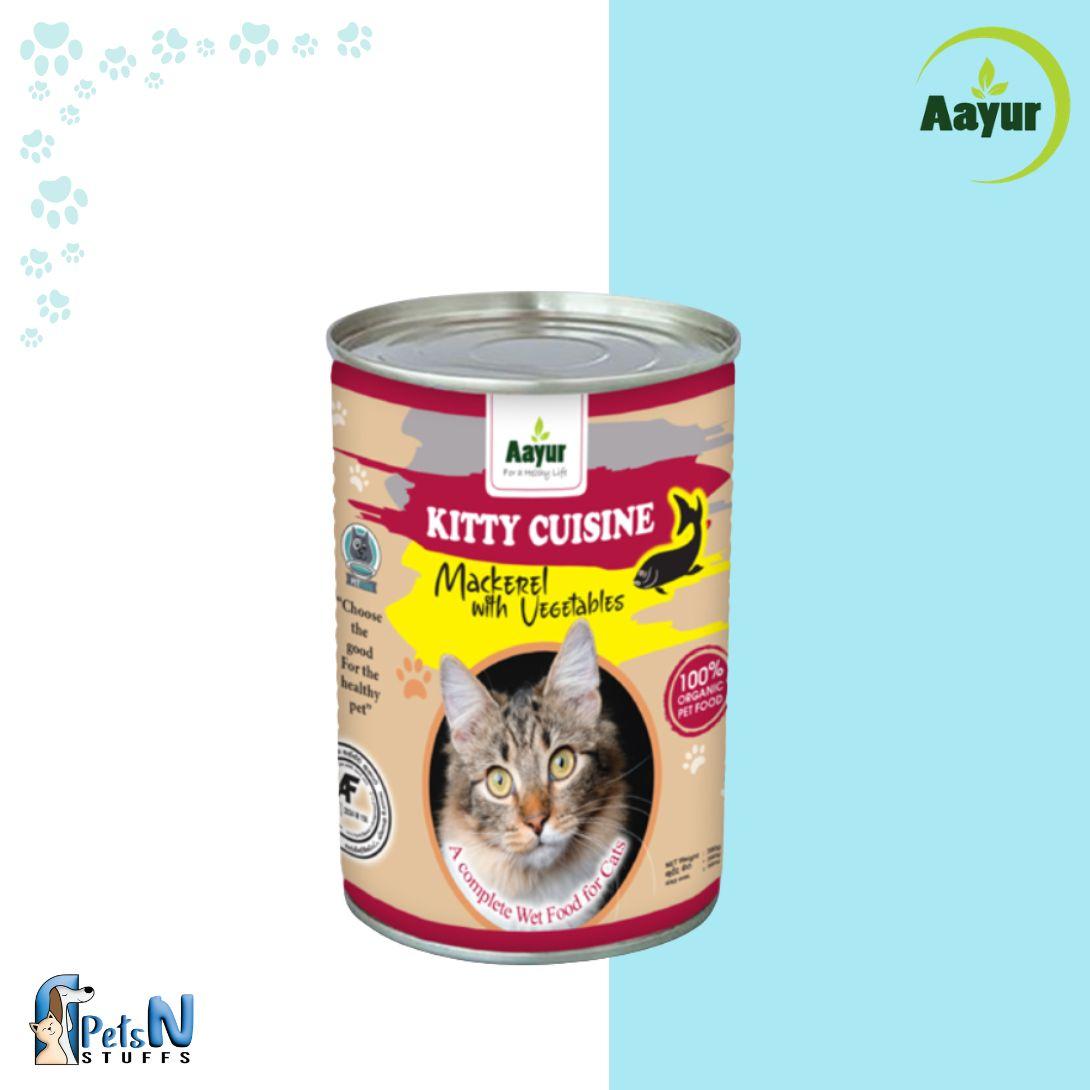 Aayur Kitty Mackerel with Vegetables Cat Wet Food 380g