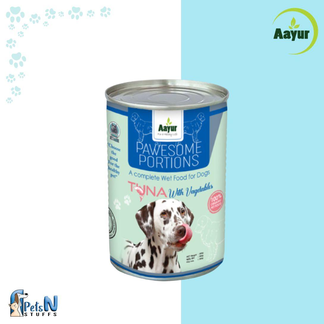 Aayur Tuna with Vegetables Dog Wet Food 380g