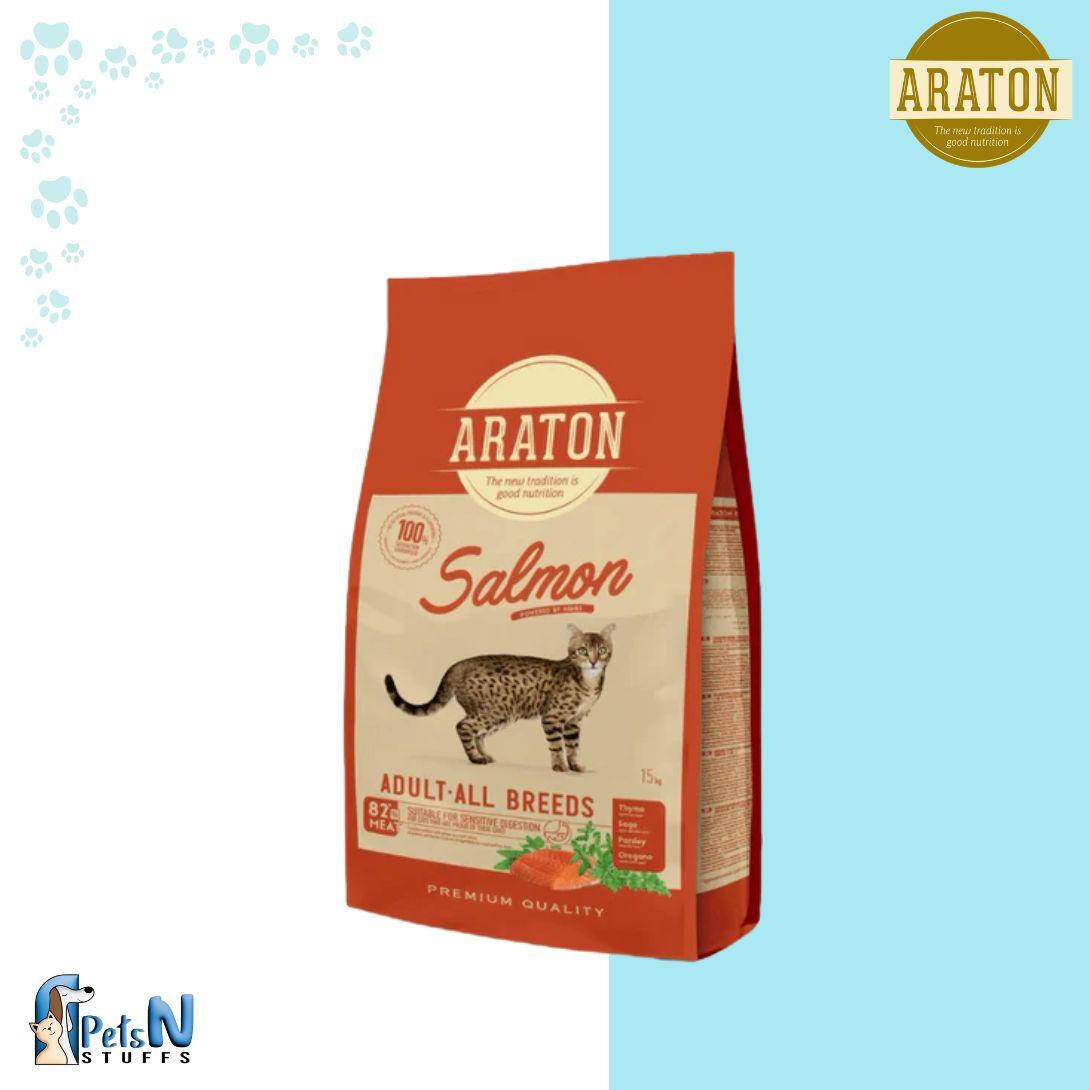 Araton Salmon Adult Cat Dry Food 500g