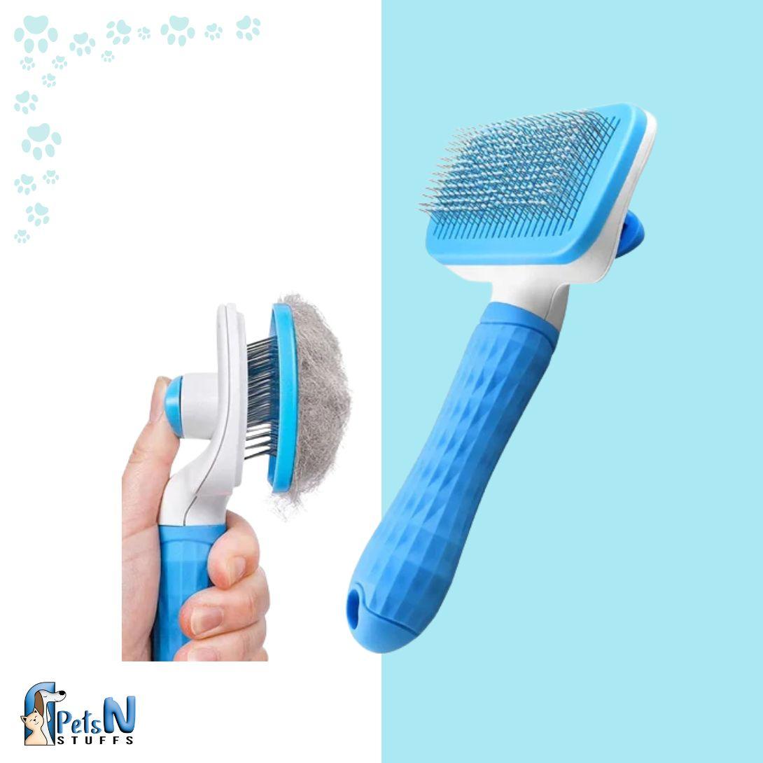 Clean Pet Grooming Brush for Cats & Dogs