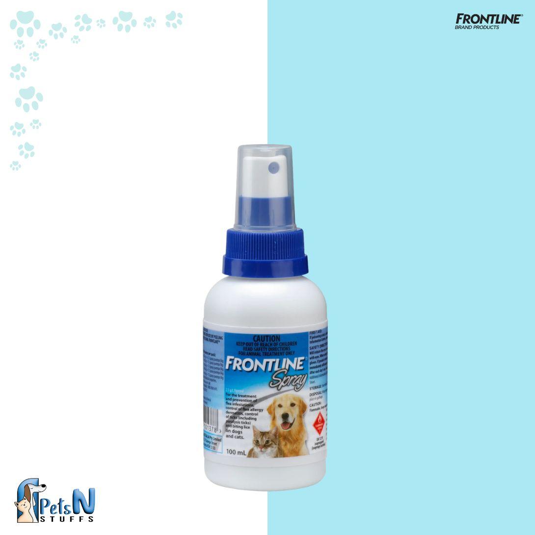 Frontline Spray 2.5g/l for Cats and Dogs 100ml