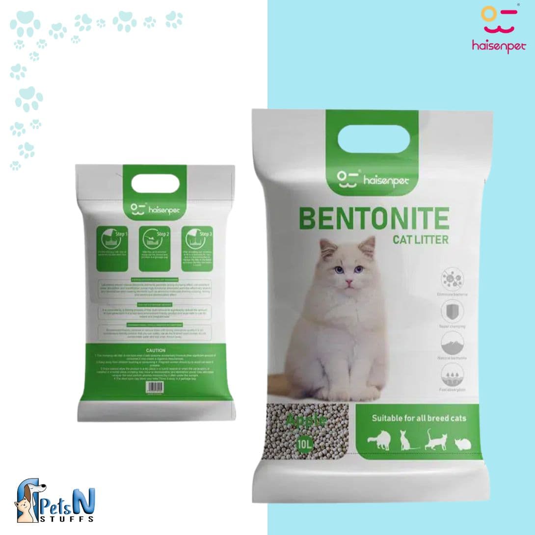 HaisenPet Flushable Bentonite Cat Litter 10L