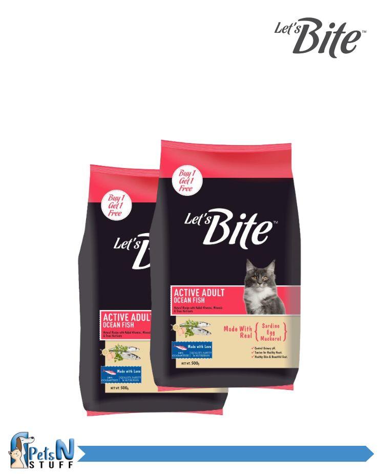Lets Bite Adult Cat Dry Food 1KG