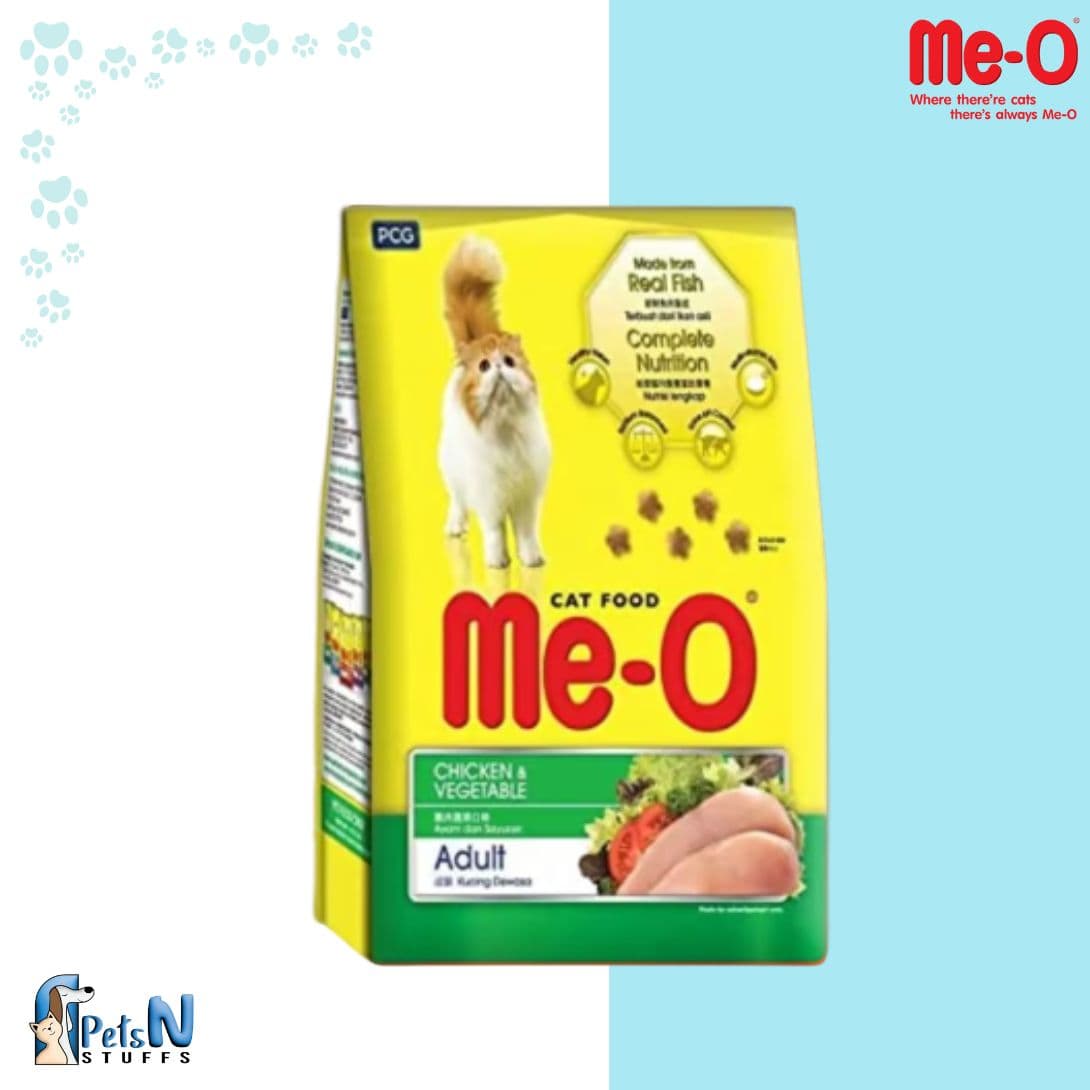 Me-O Chicken & Vegetable Adult Cat Dry Food