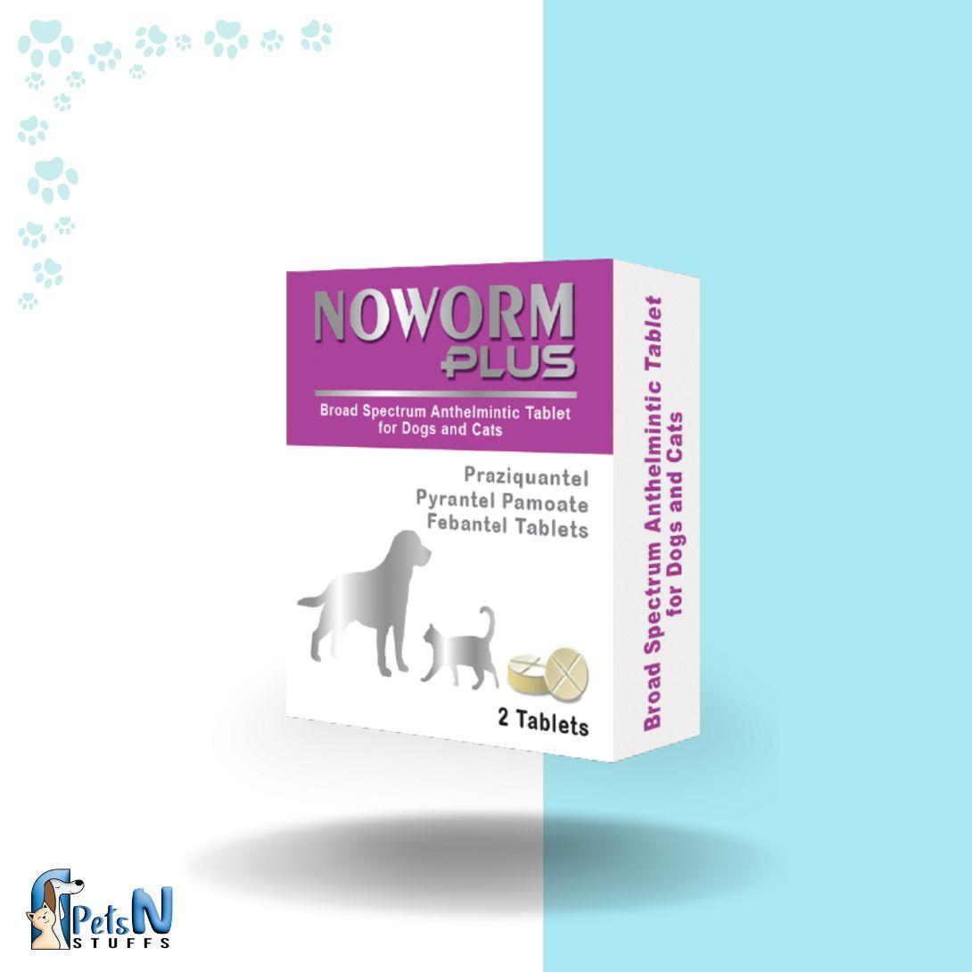 Noworm Plus Deworming Tablets for Dogs (2 Tablets)