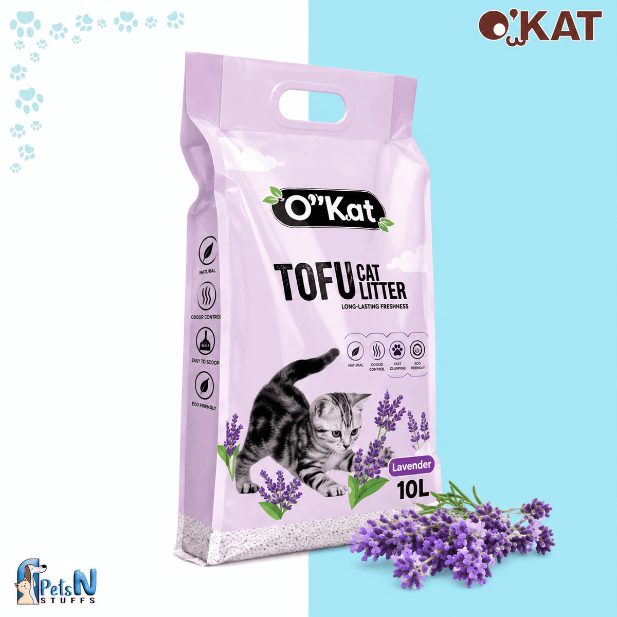 O Kat Tofu Cat Litter 10L