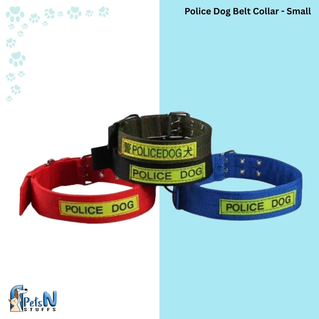 Police Dog Belt Collar