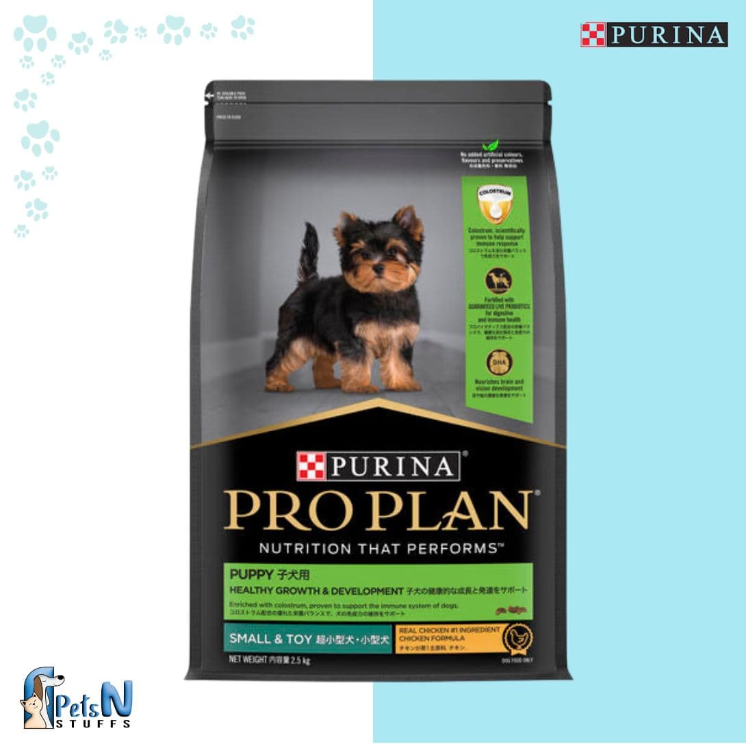 Purina Pro Plan Small & Toy Puppy Dry Food 2.5kg