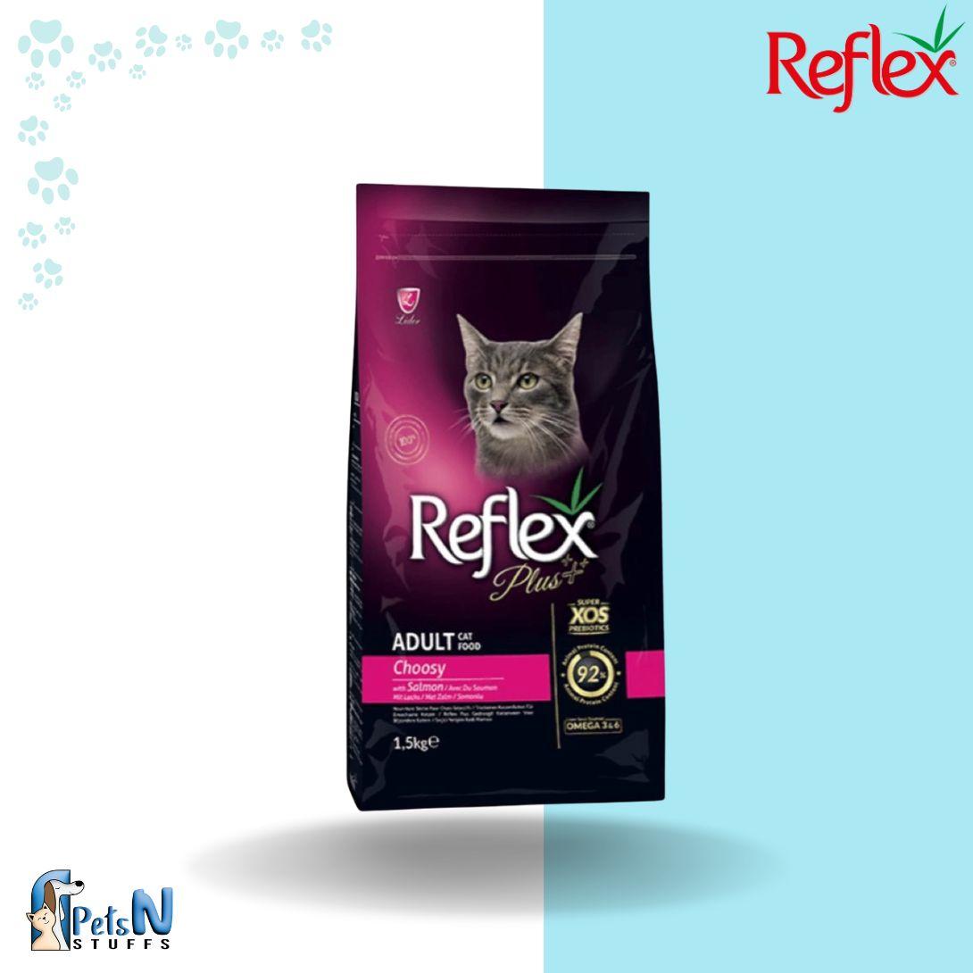 Reflex Choosy with Salmon Adult Cat Dry Food 1.5kg