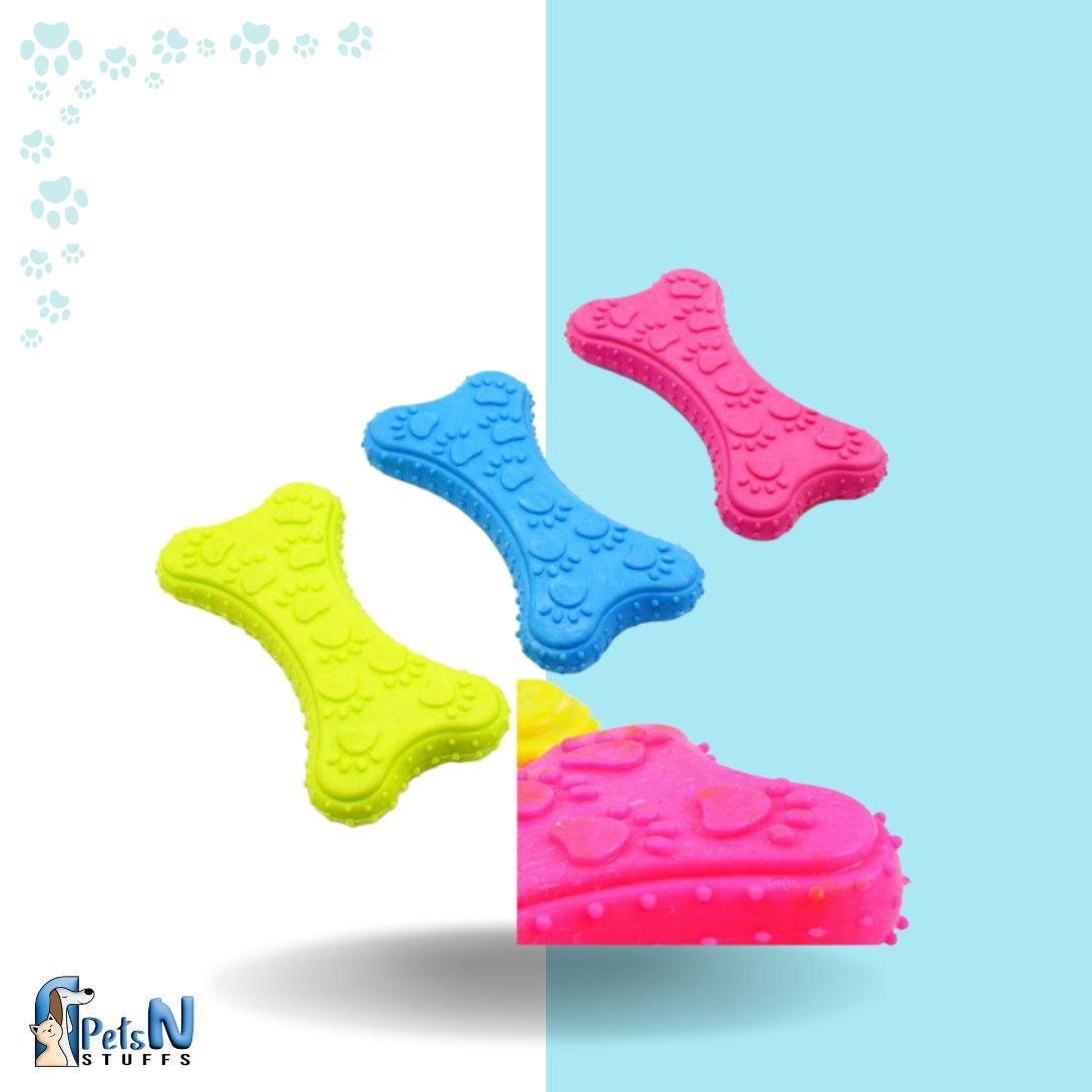 Rubber Cheweble Bone Toy for Dogs