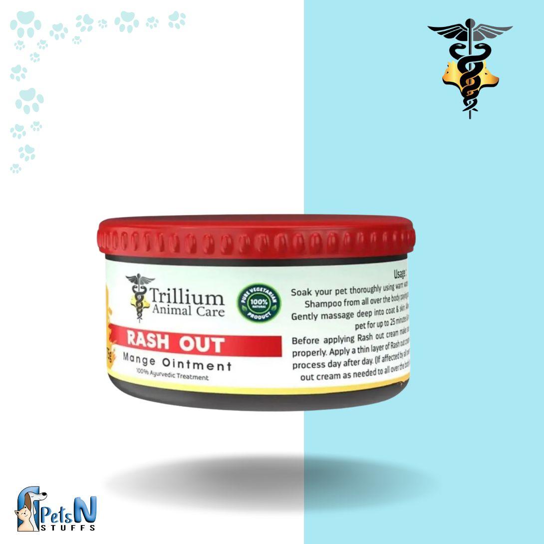 Trillium Rash Out mange Ointment Cream 75g