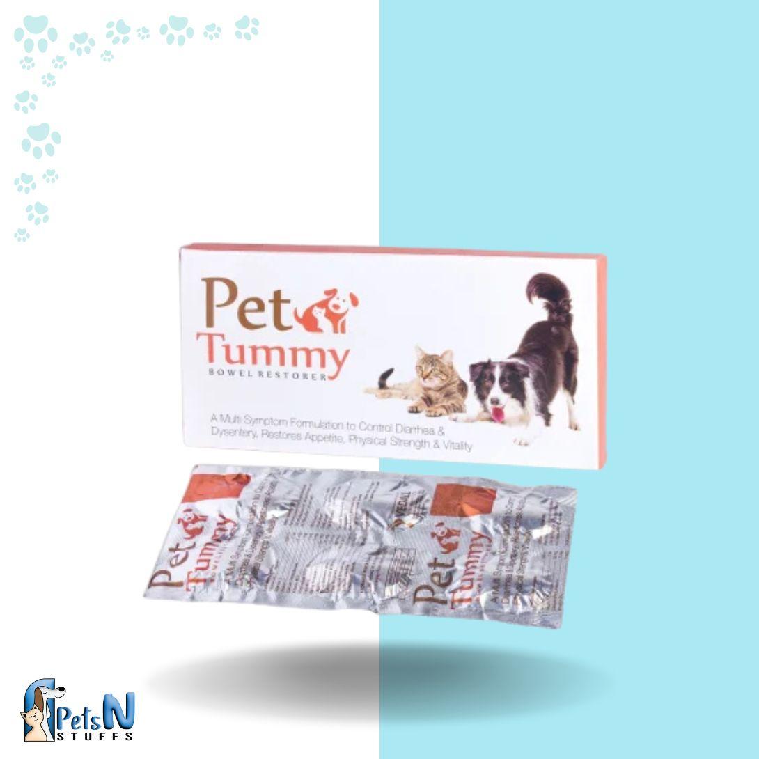 Vedall Pet Tummy Tablet for Cats and Dogs 6 Tablets