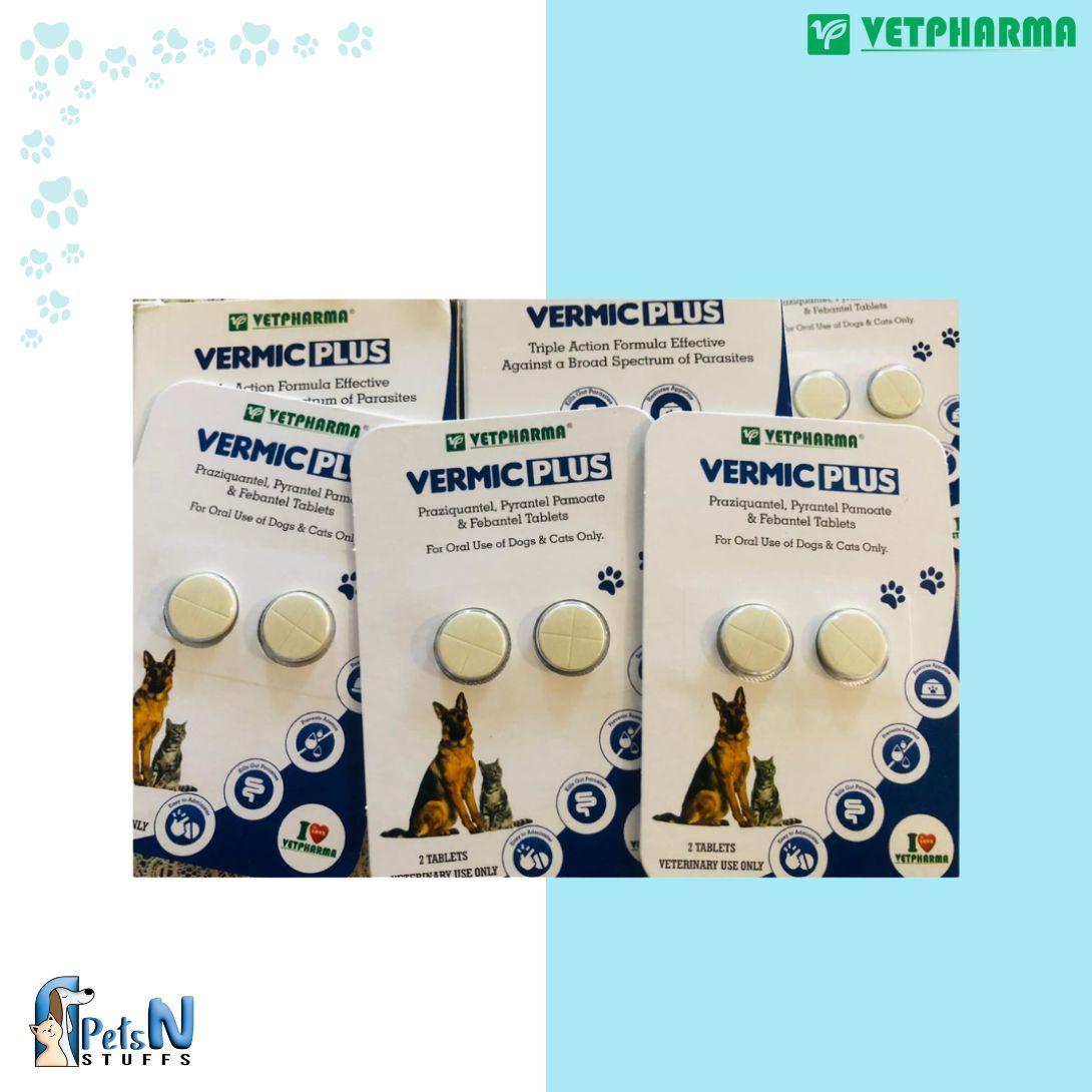 Vetpharma Vermic Plus Deworm Tablet - 2Tbs