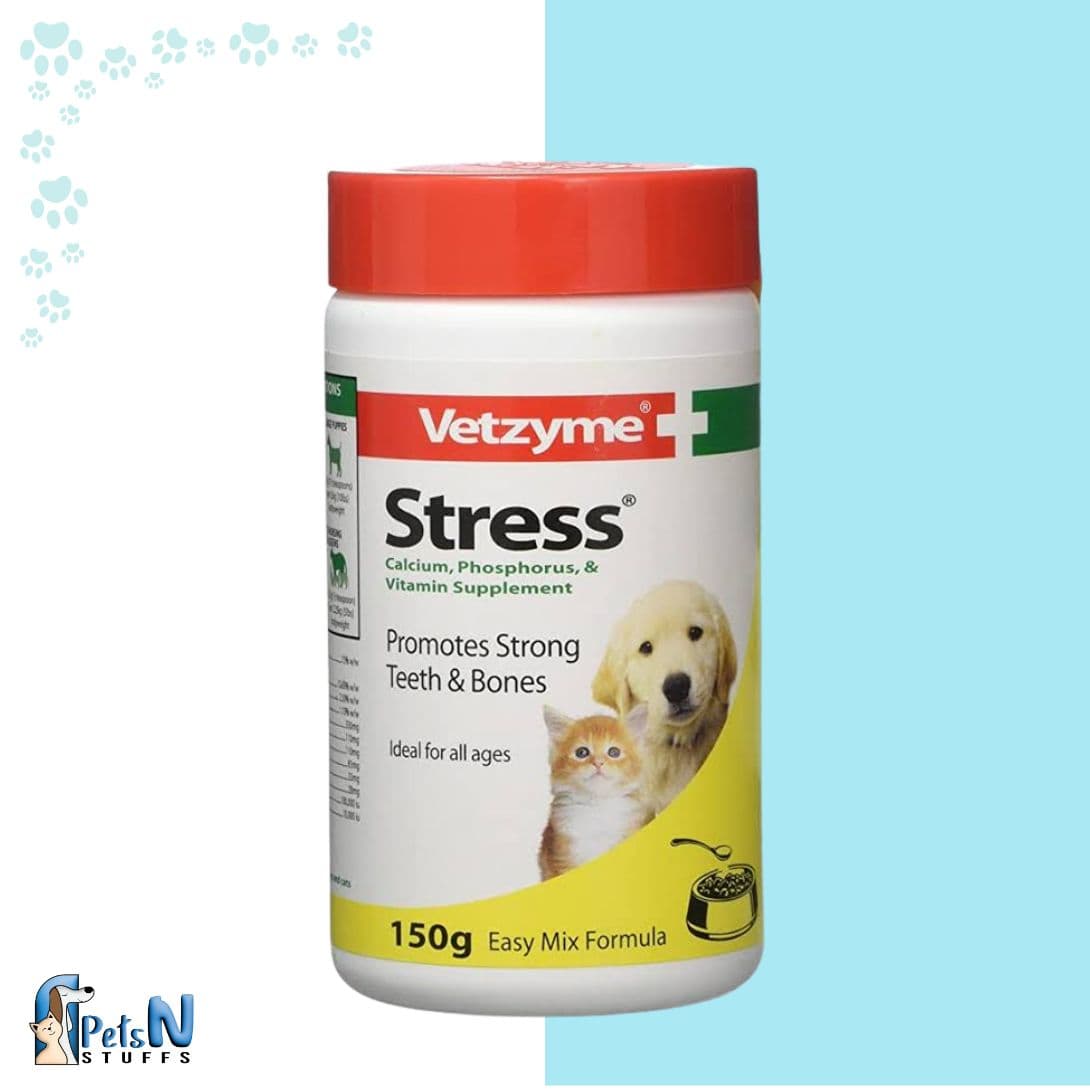 Vetzyme Stress Powder For Dogs & Cats - 150g